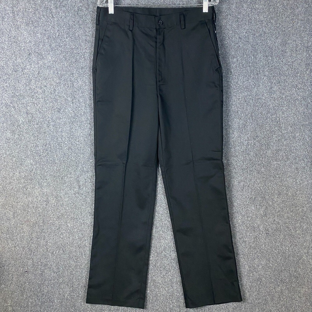 Edwards‎ Pants Men's 32x30 Polyester Cotton NWT Adults Chino Black
